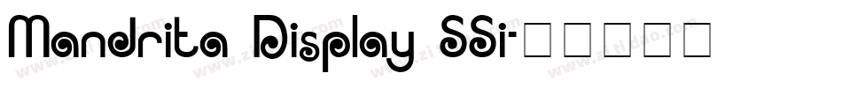 Mandrita Display SSi字体转换